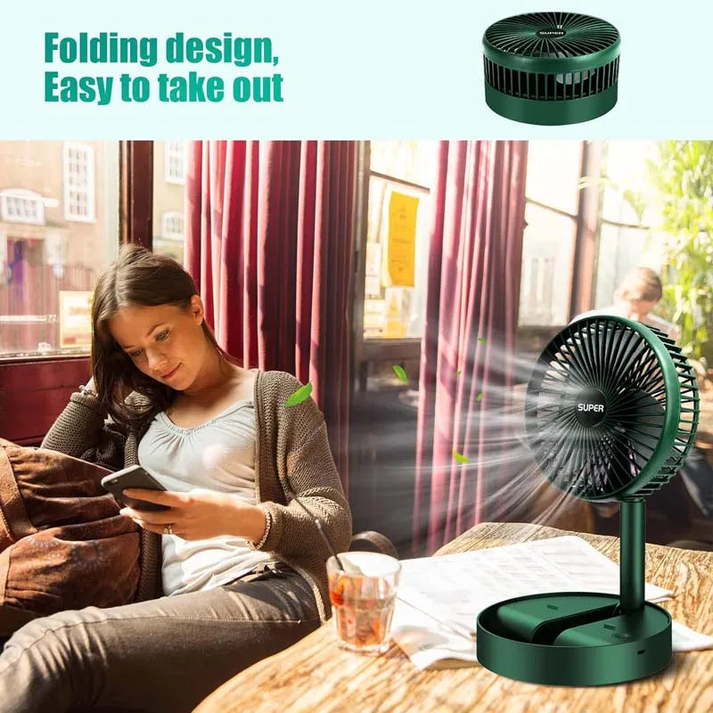 Retractable Folding Fan
