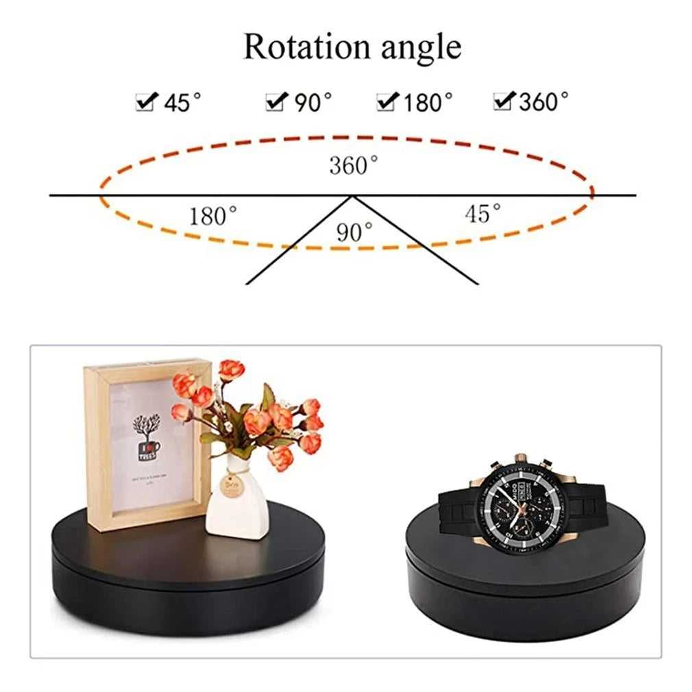 Rotating electric jewellery display stand