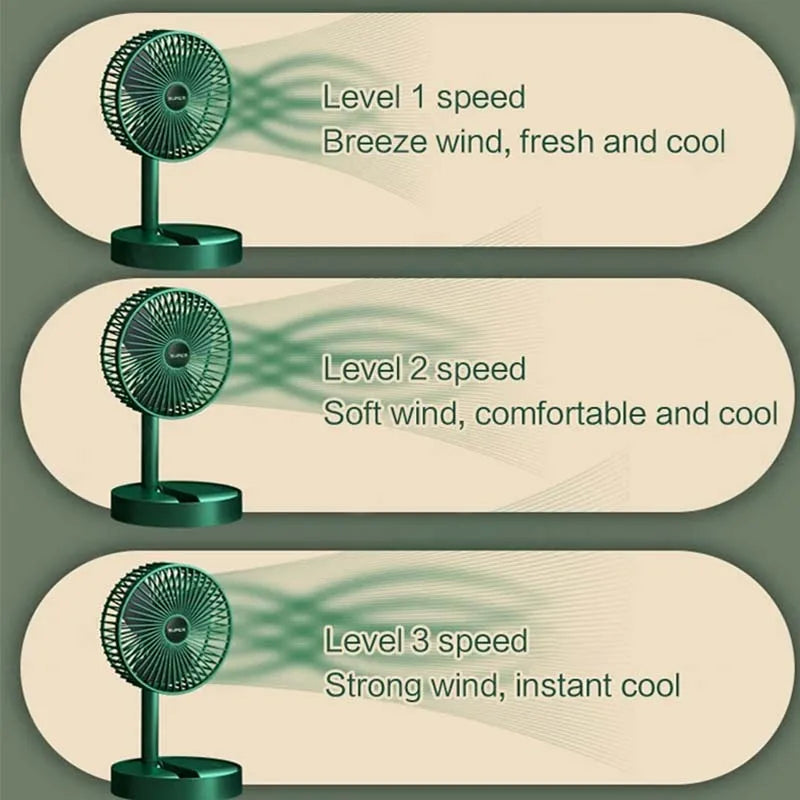 Retractable Folding Fan