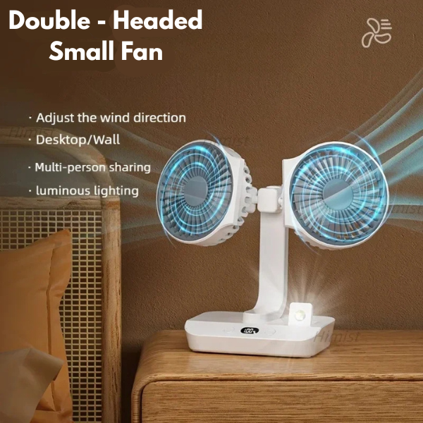Double-headed Oscillating fan
