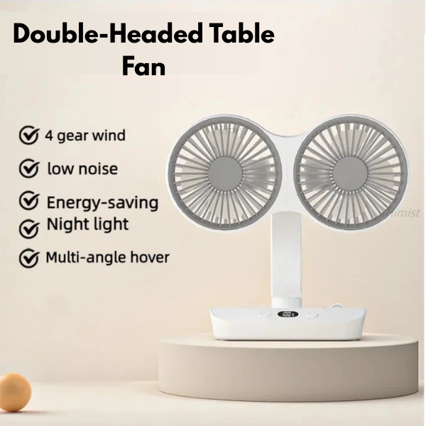 Double-headed Oscillating fan