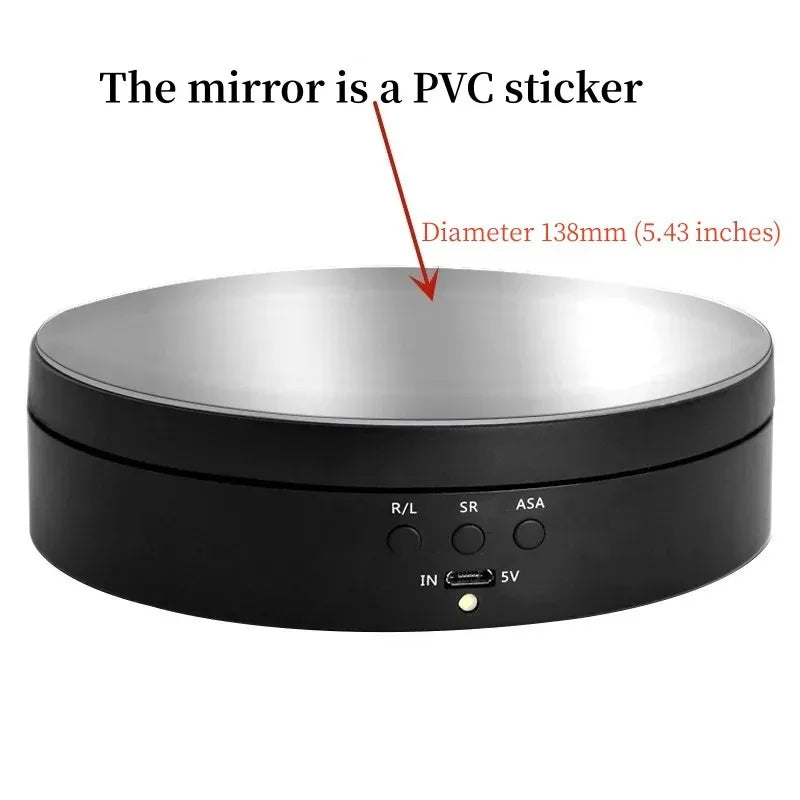 Rotating electric jewellery display stand