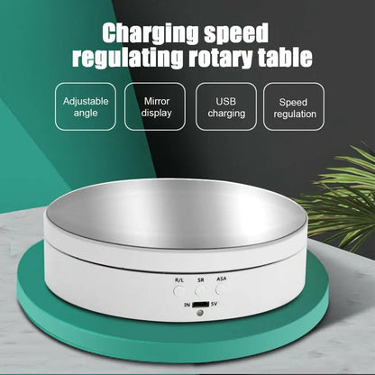 Rotating electric jewellery display stand