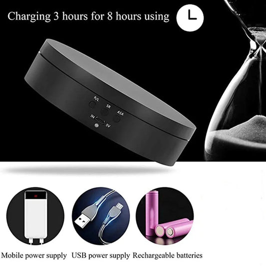 Rotating electric jewellery display stand