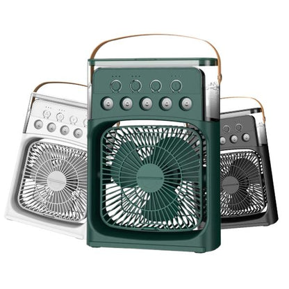 Mini-Cooling Fan with Mist Spray feature
